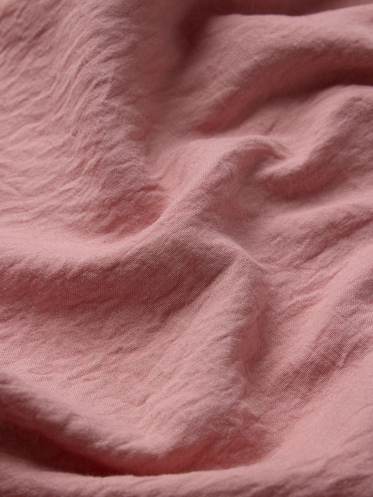 Textured Shirt: Rose Pink Women Oversized Shirts