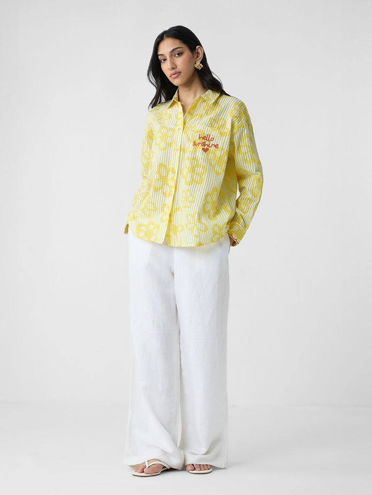 TSS Originals: Hello Sunshine Women Oversized Shirts