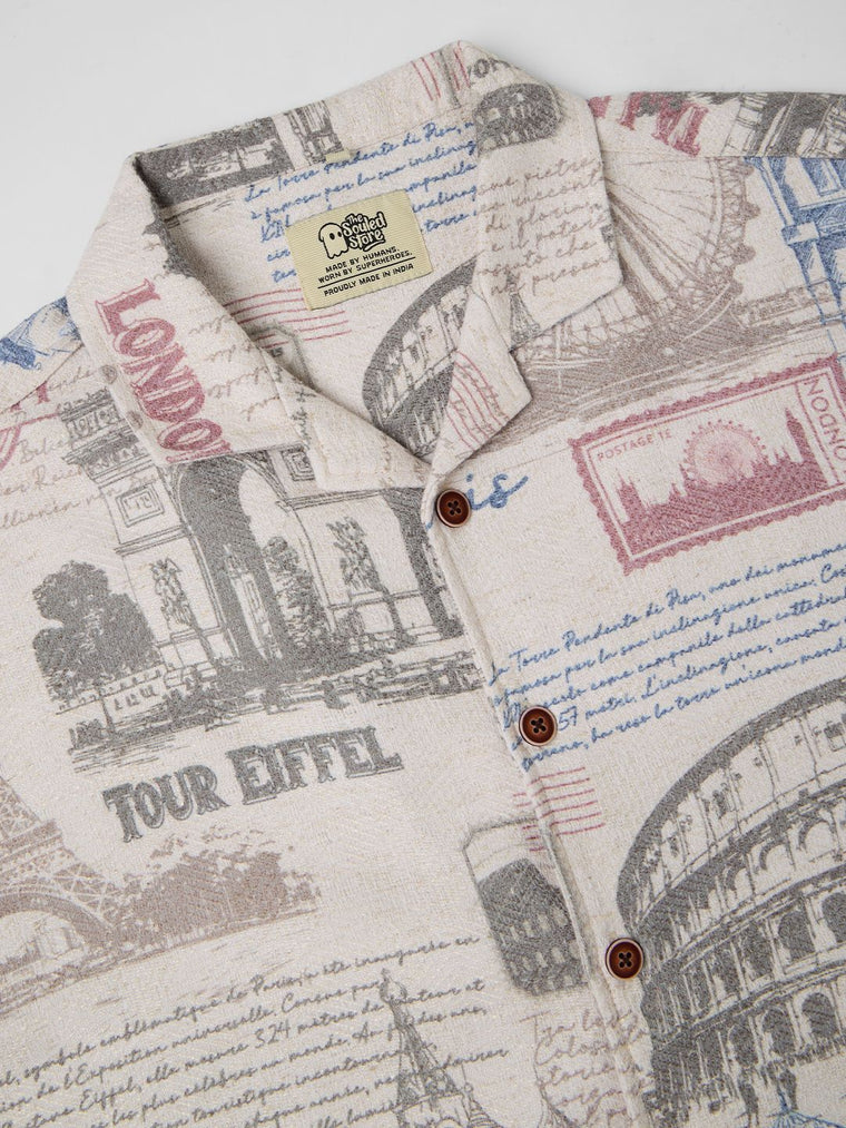 Textured Shirt: Monuments Holiday Shirts