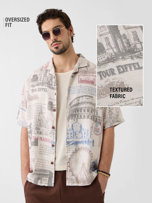Textured Shirt: Monuments Holiday Shirts