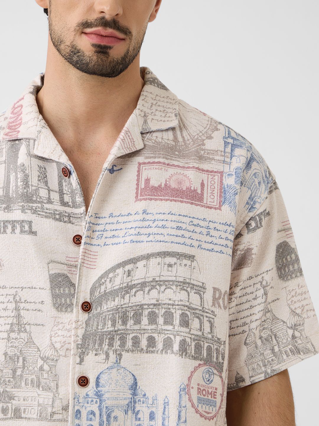 Textured Shirt: Monuments Holiday Shirts