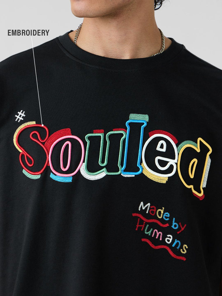 Souled: Colour Stroke Oversized T-Shirts
