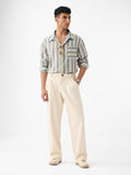 Cotton Linen Stripes: Coastal Cotton Linen Shirts