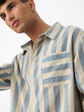 Cotton Linen Stripes: Coastal Cotton Linen Shirts