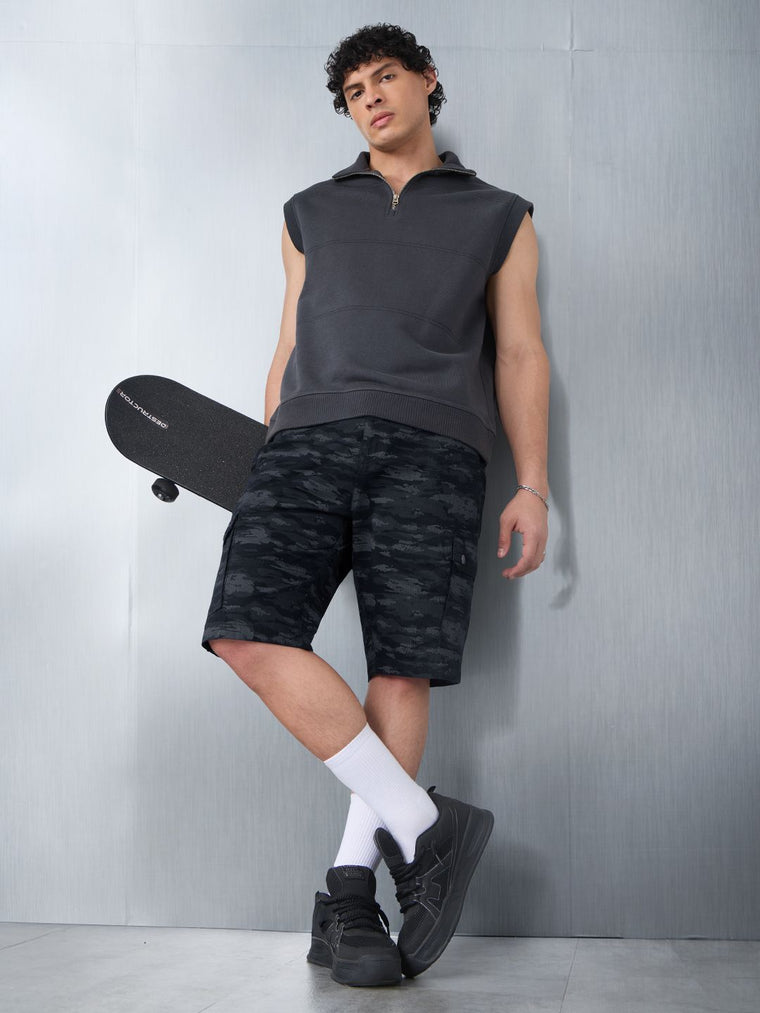 TSS Originals: Navy Camo Men Cargo Shorts