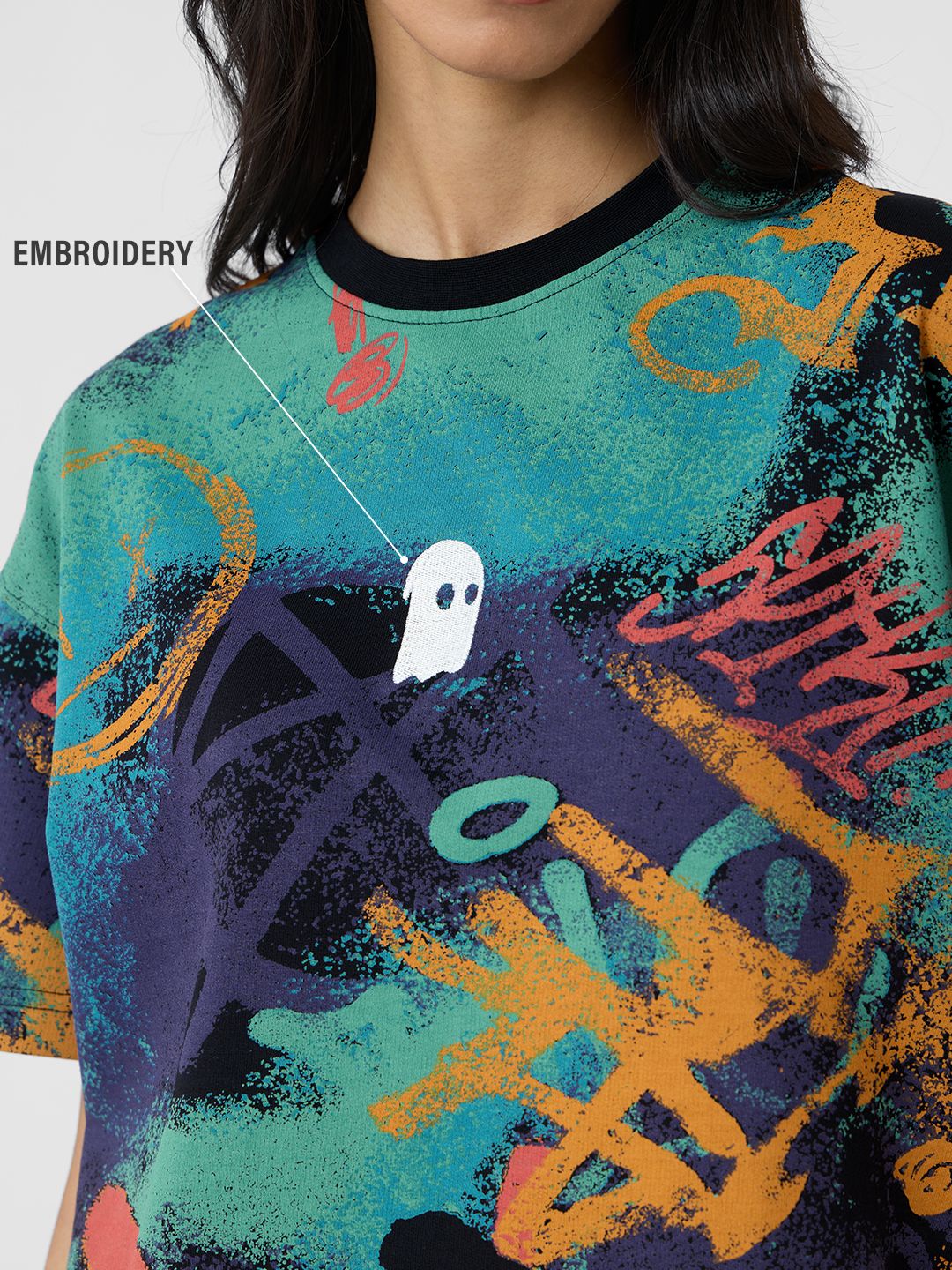 Souled Originals: Kaleido Women Oversized T-Shirts
