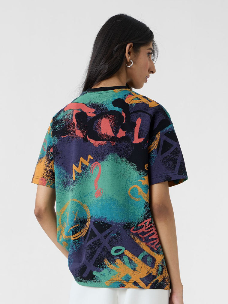 Souled Originals: Kaleido Women Oversized T-Shirts