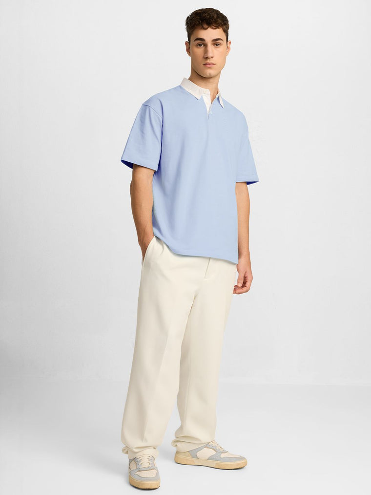 Solids: Powder Blue Oversized Polos