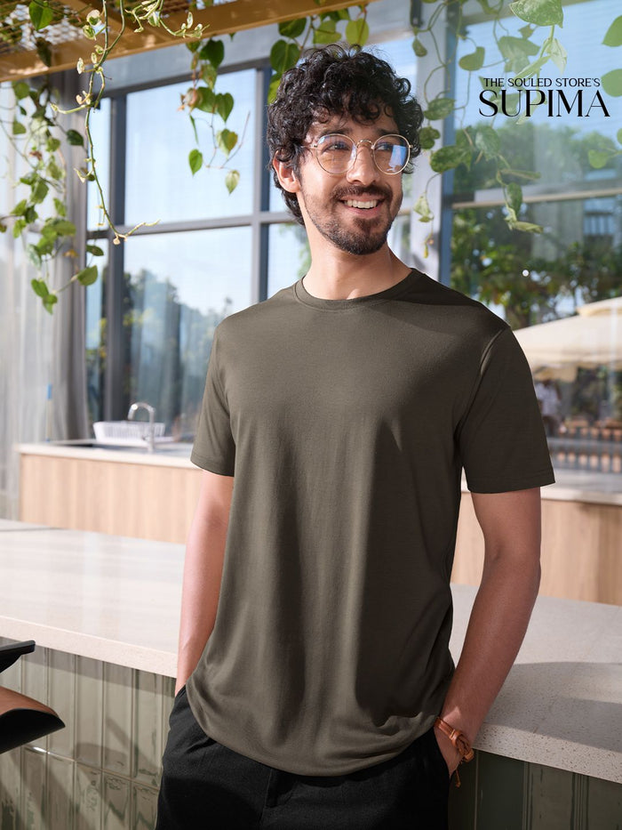 Supima: Deep Brown Supima T-Shirts