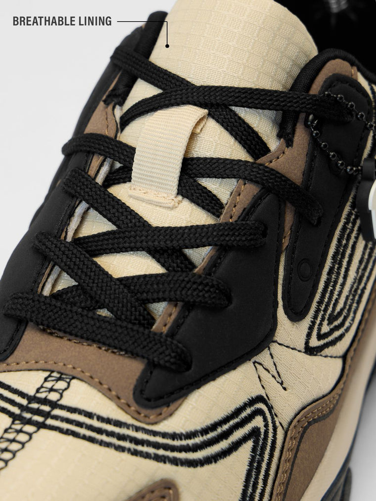 Pathfinder: Mocha Men Low Top Sneakers