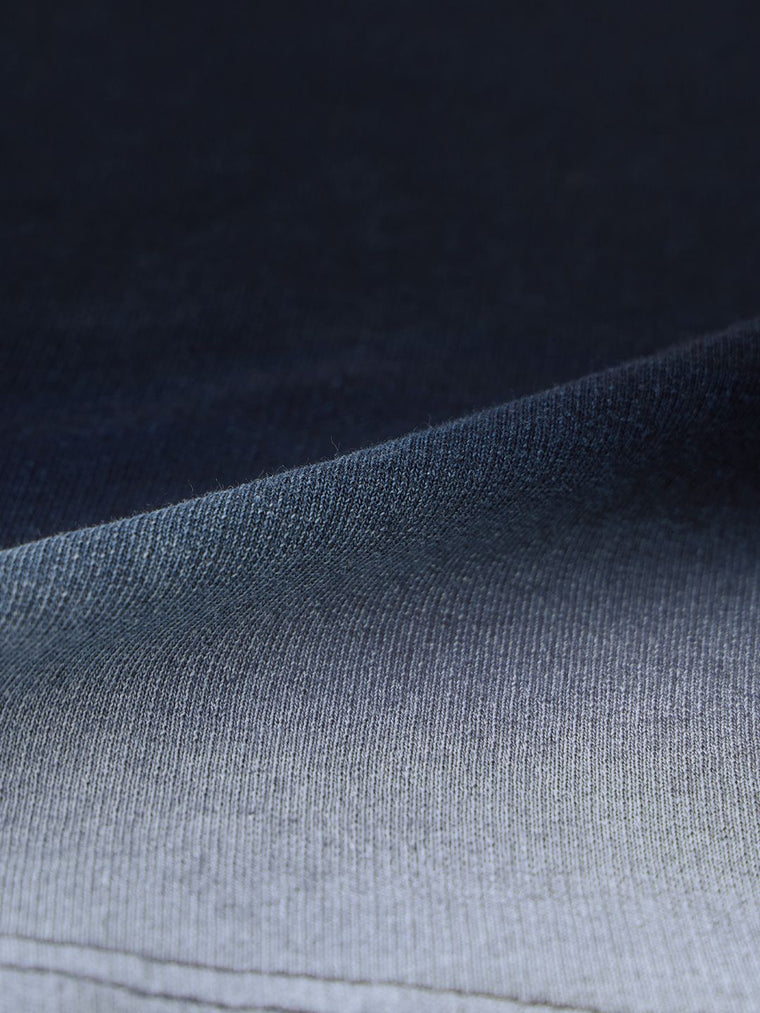 Ombre: Midnight Blue Oversized Full Sleeve T-Shirts