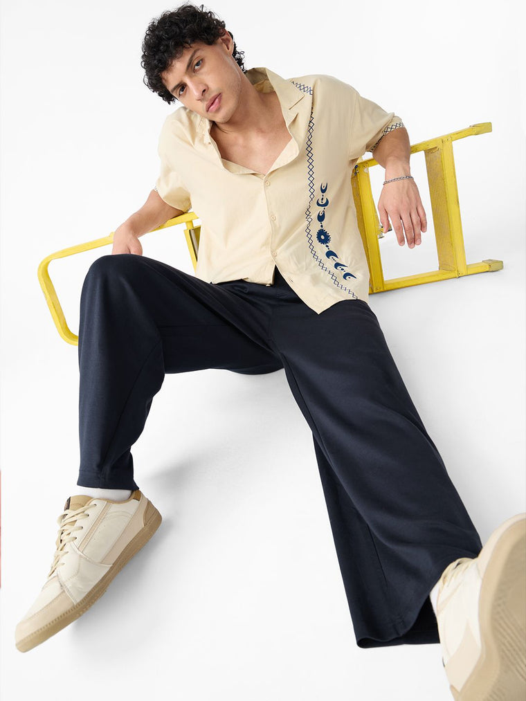 Korean Joggers: Navy Korean Joggers