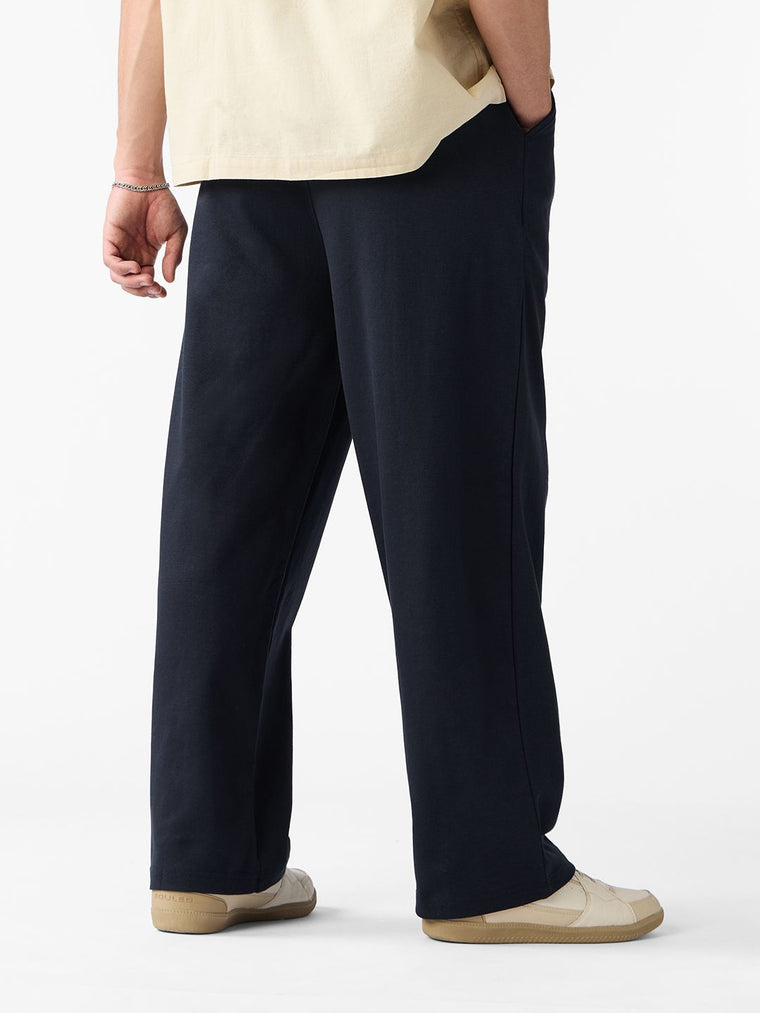 Korean Joggers: Navy Korean Joggers