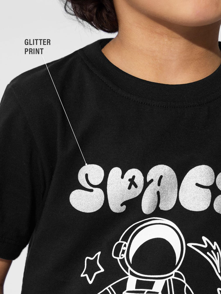 TSS Originals: Space Surfer Boys Cotton T-Shirts (2-8 Yrs)