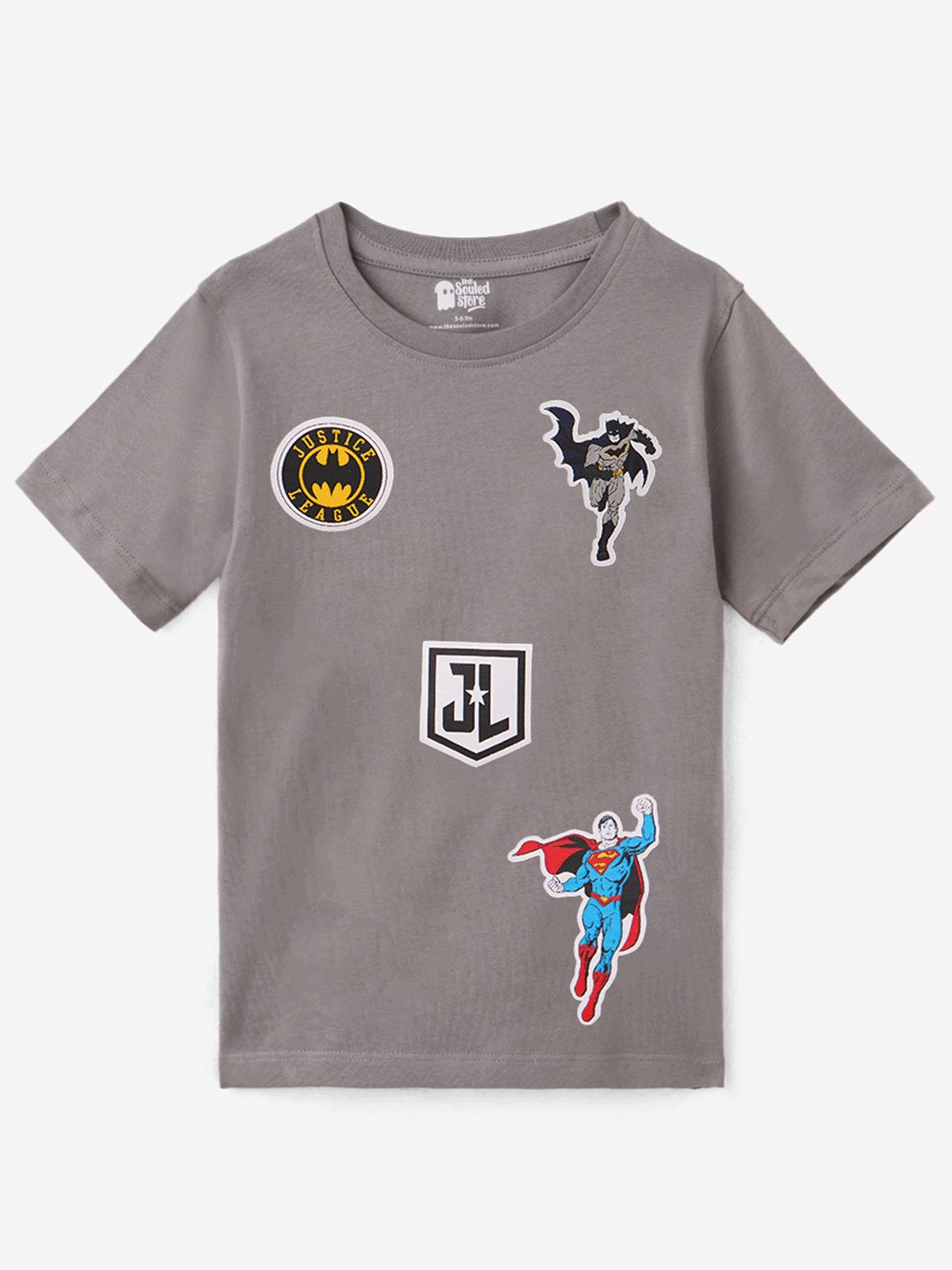 DC: Justice League Boys Cotton T-Shirts (2-8 Yrs)