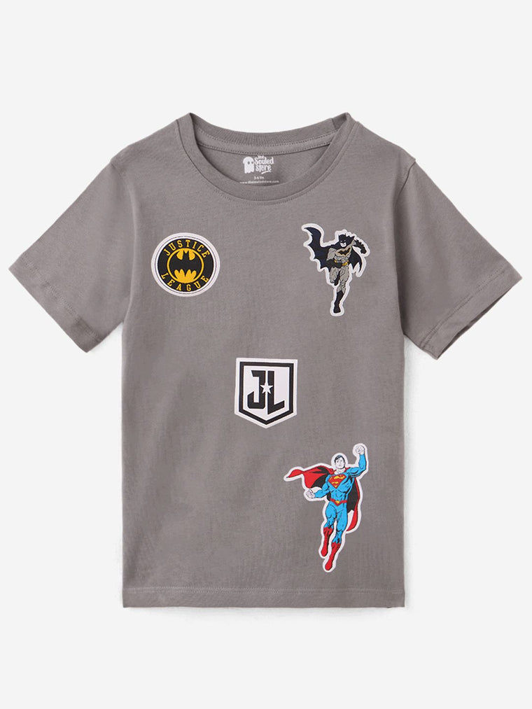 DC: Justice League Boys Cotton T-Shirts (2-8 Yrs)