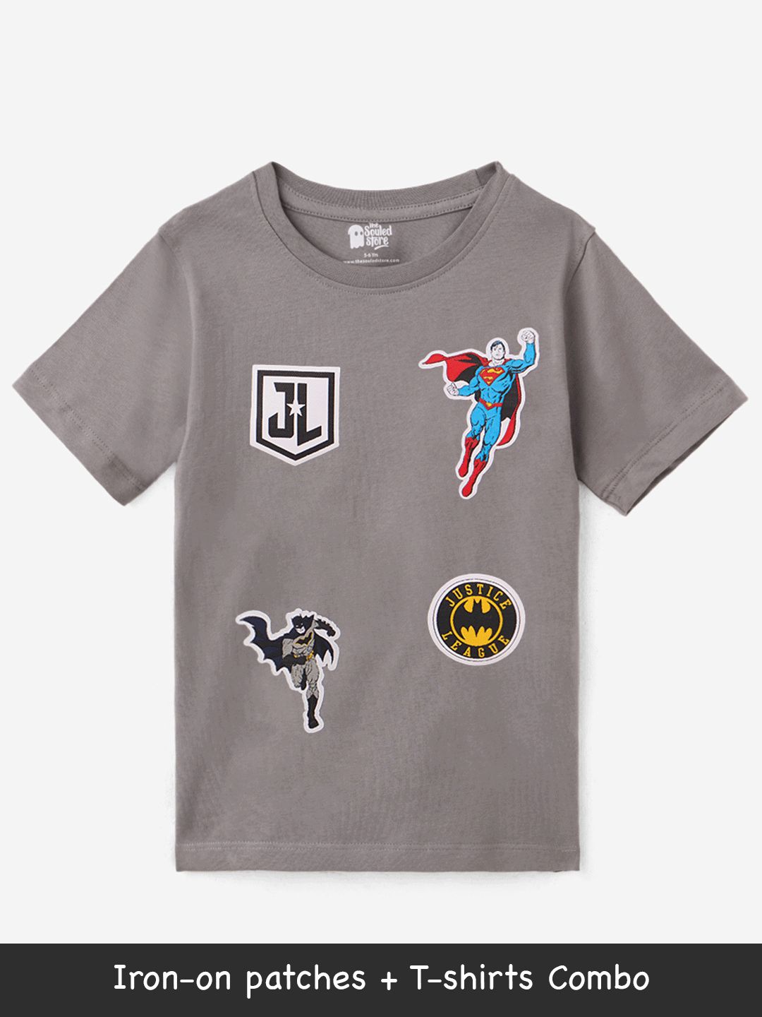 DC: Justice League Boys Cotton T-Shirts (2-8 Yrs)