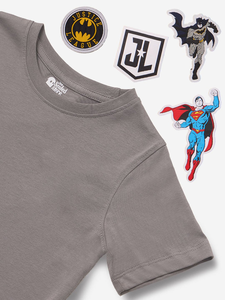 DC: Justice League Boys Cotton T-Shirts (2-8 Yrs)