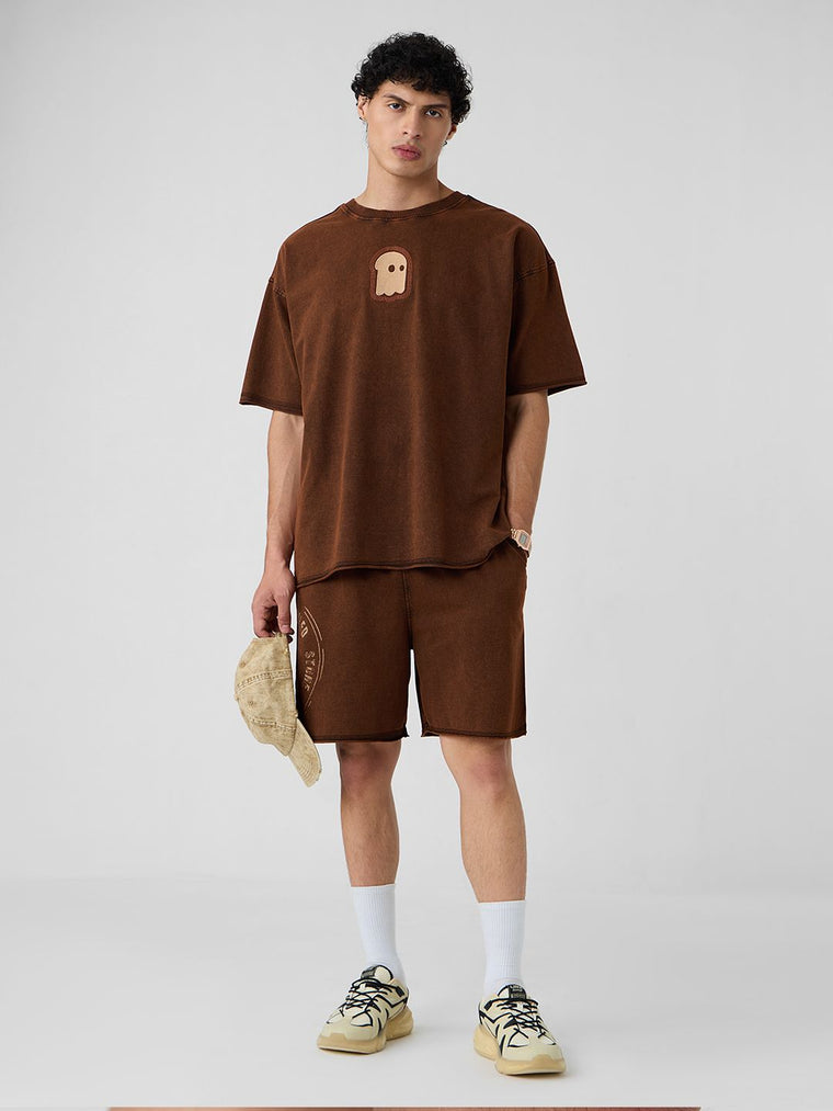 Vintage Wash: Chestnut Men Bermuda Shorts
