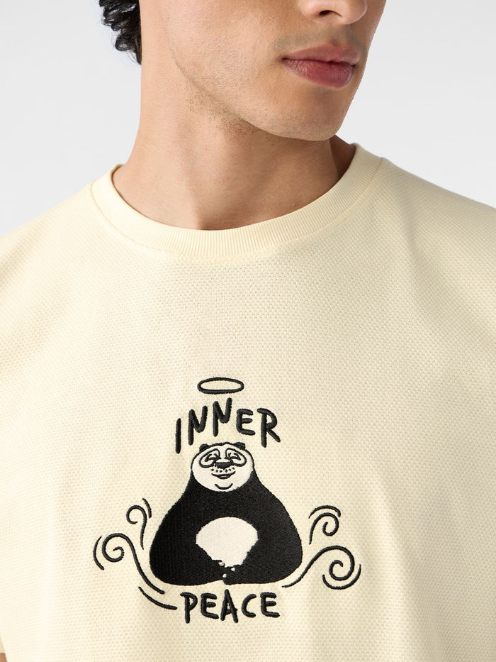 Textured T-Shirt: Kung Fu Panda Peace T-Shirts
