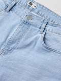 Classic Slim Fit Jeans: Frost Blue Men Classic Slim Fit Jeans