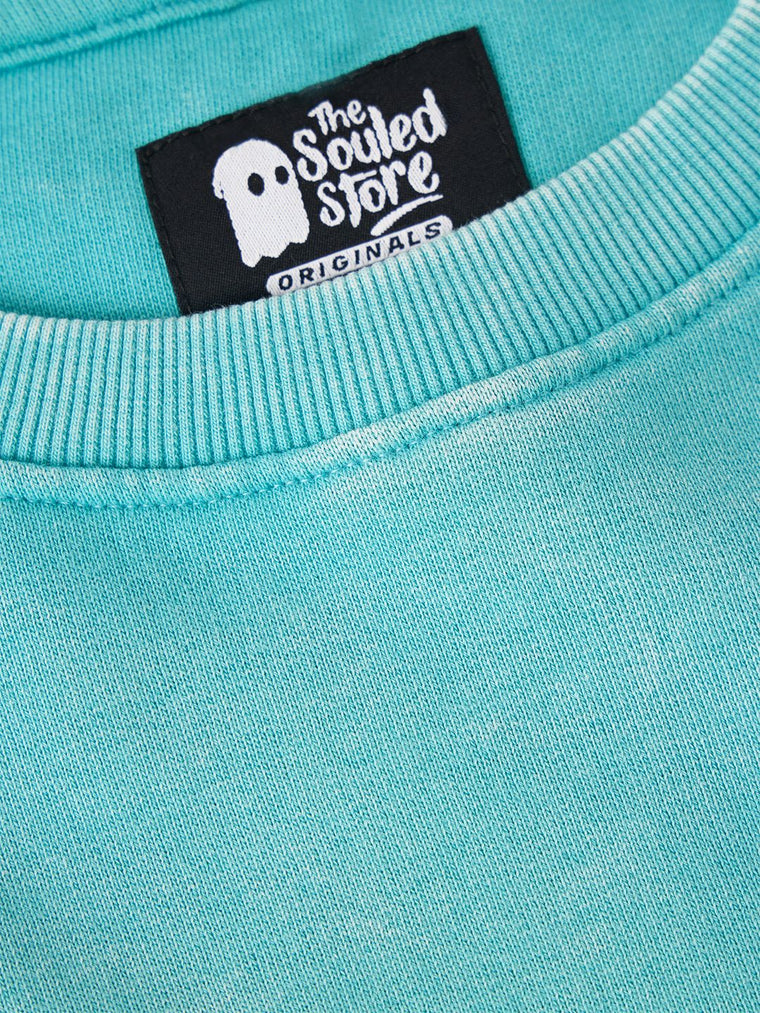 TSS Originals: Stone Blue (Vintage Washed) Men Oversized Sweatshirts