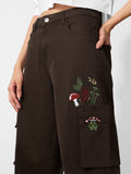 Baggy-Fit Denim: Woodland Women Baggy Denims
