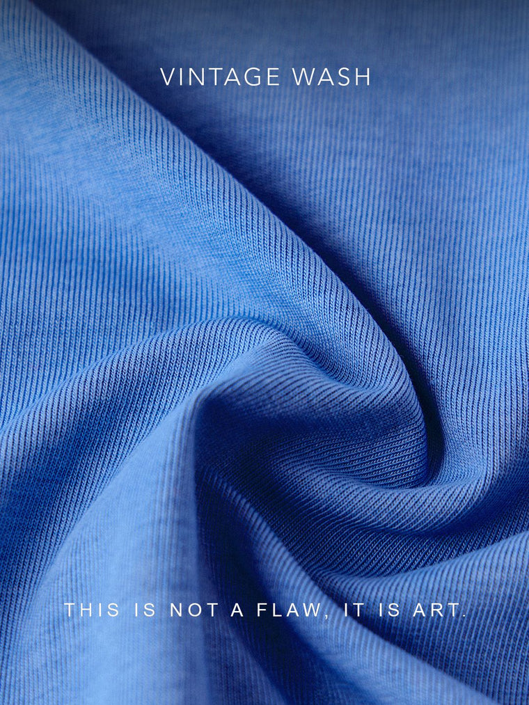 Vintage Solids: Electric Blue Women Regular T-Shirts