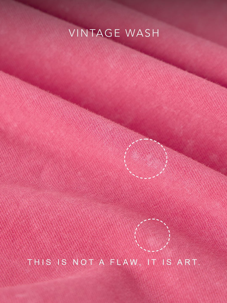 Vintage Solids: Fuchsia Pink Women Regular T-Shirts