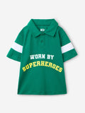 TSS Originals: Superhero Boys Cotton Polo T-Shirts (2-8 Yrs)