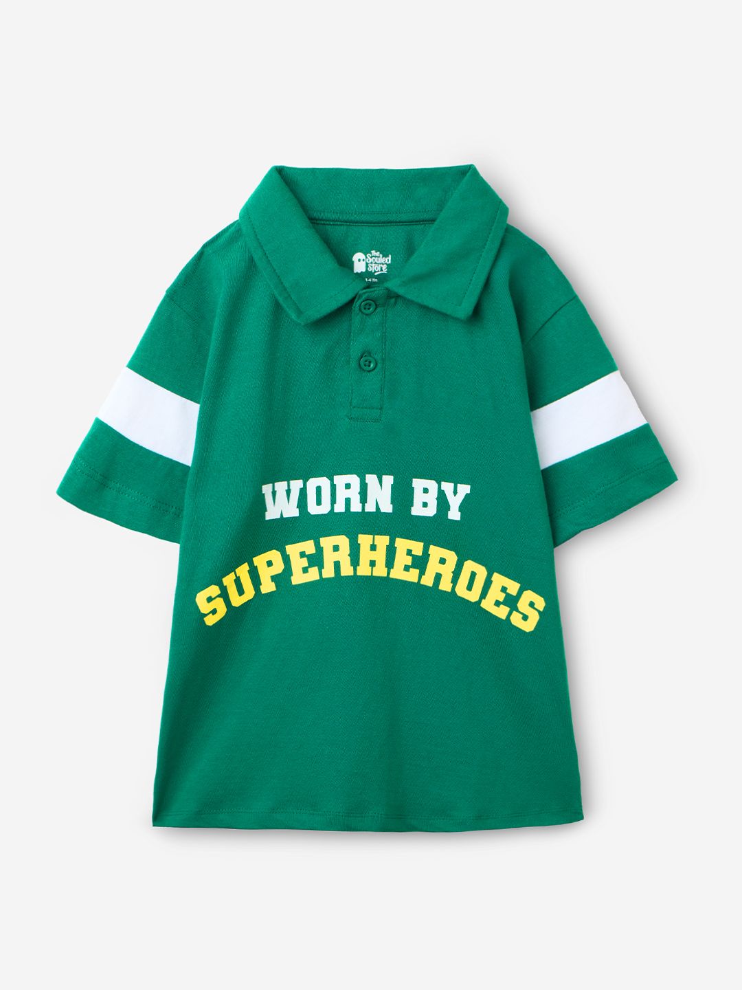 TSS Originals: Superhero Boys Cotton Polo T-Shirts (2-8 Yrs)