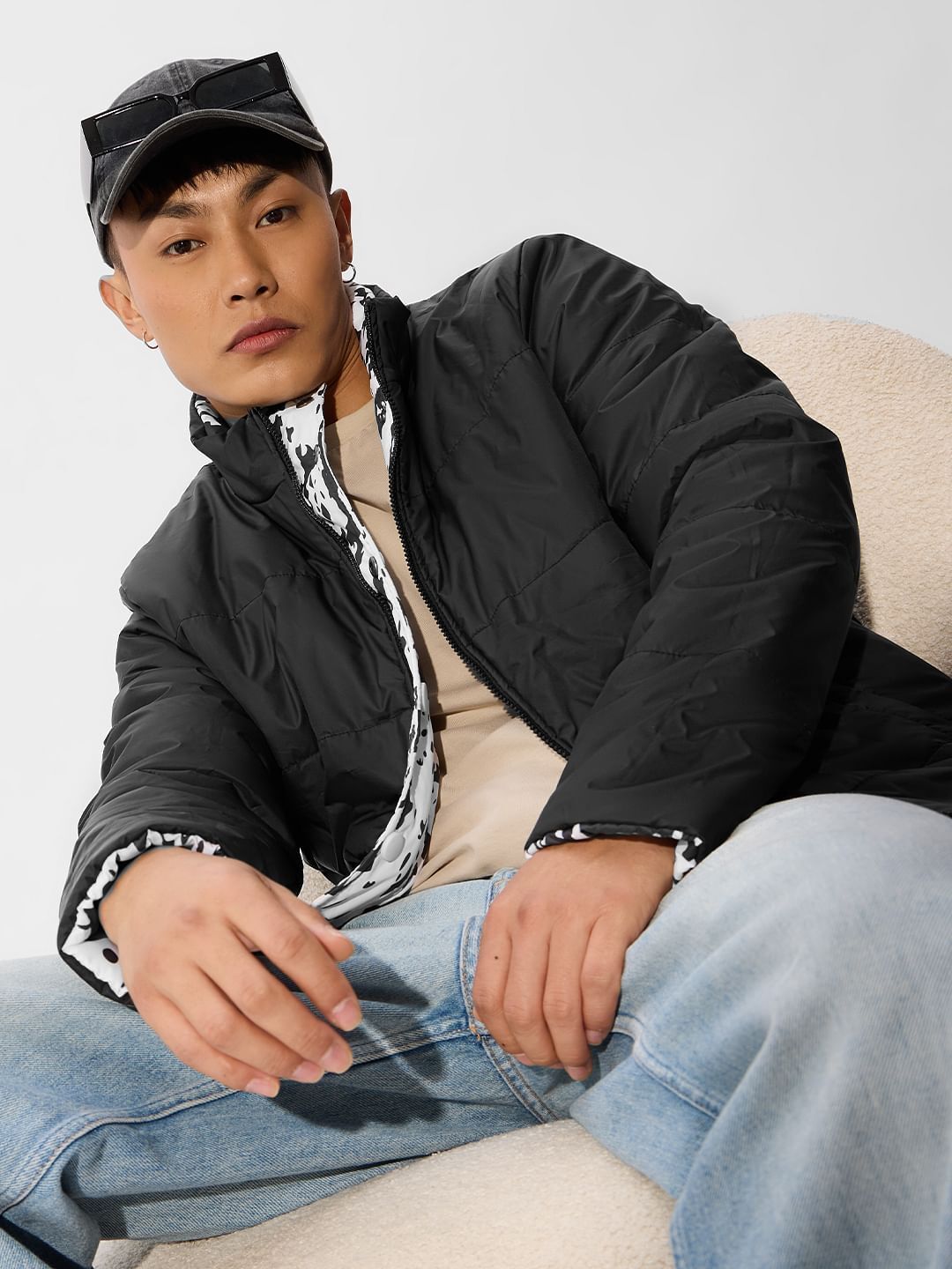 Reversible Puffer: Urban Edge Men Puffer Jackets