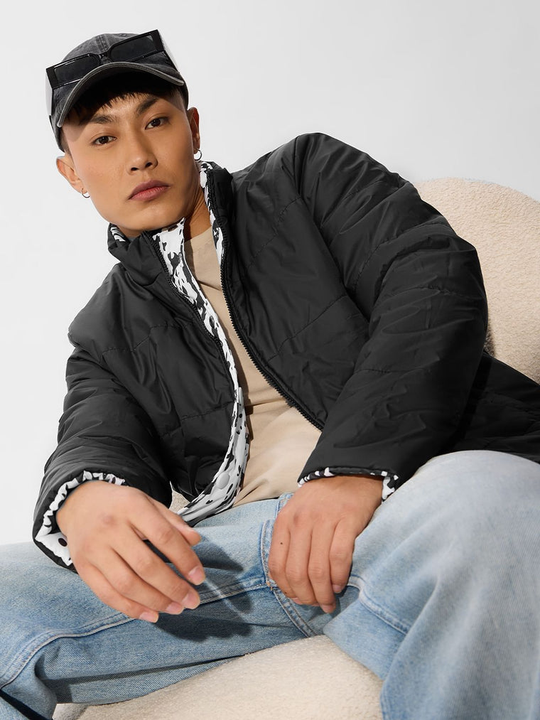 Reversible Puffer: Urban Edge Men Puffer Jackets