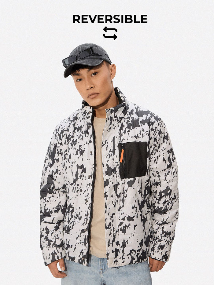 Reversible Puffer: Urban Edge Men Puffer Jackets