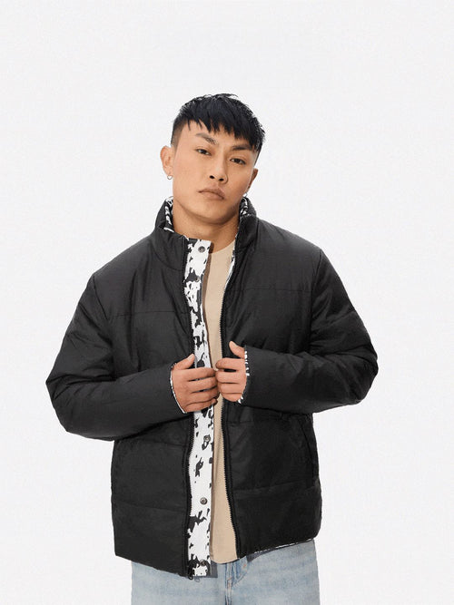 Reversible Puffer: Urban Edge Men Puffer Jackets