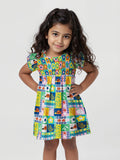 TSS Originals: Kaleidoscope Girls Cotton Dresses (2-8 Yrs)
