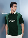 Colourblock: Fern Oversized Polos