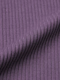 Ribbed T-shirt: Berry Women Fitted T-Shirts