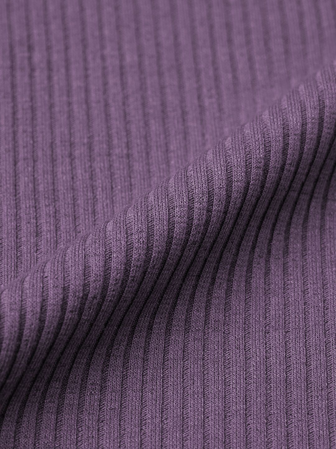 Ribbed T-shirt: Berry Women Fitted T-Shirts