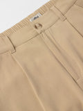 Solids: Beige Women Straight Pants