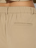Solids: Beige Women Straight Pants