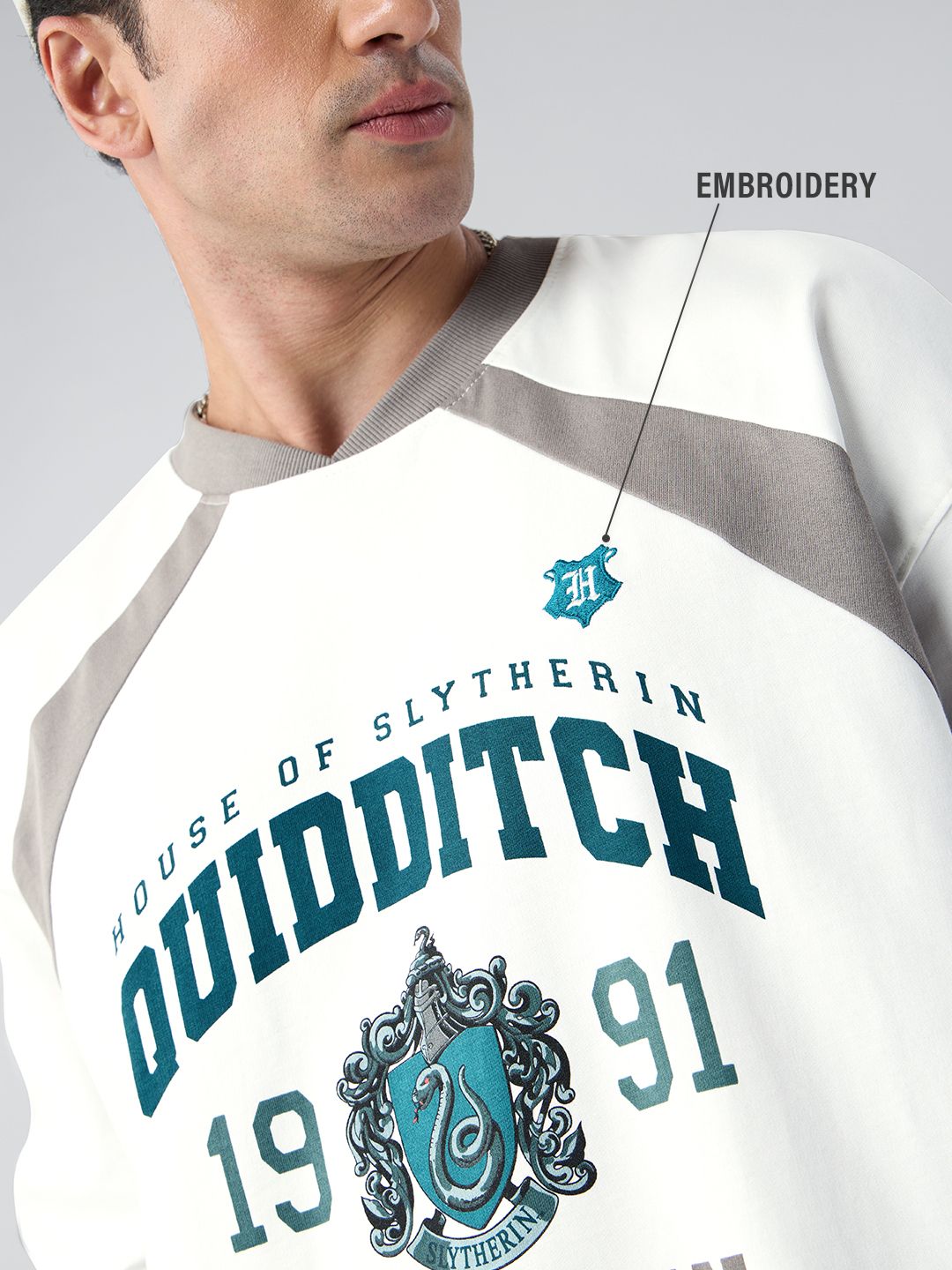 Harry Potter: Quidditch Captain Oversized Full Sleeve T-Shirts