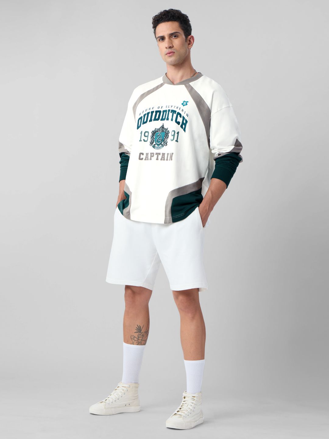 Harry Potter: Quidditch Captain Oversized Full Sleeve T-Shirts
