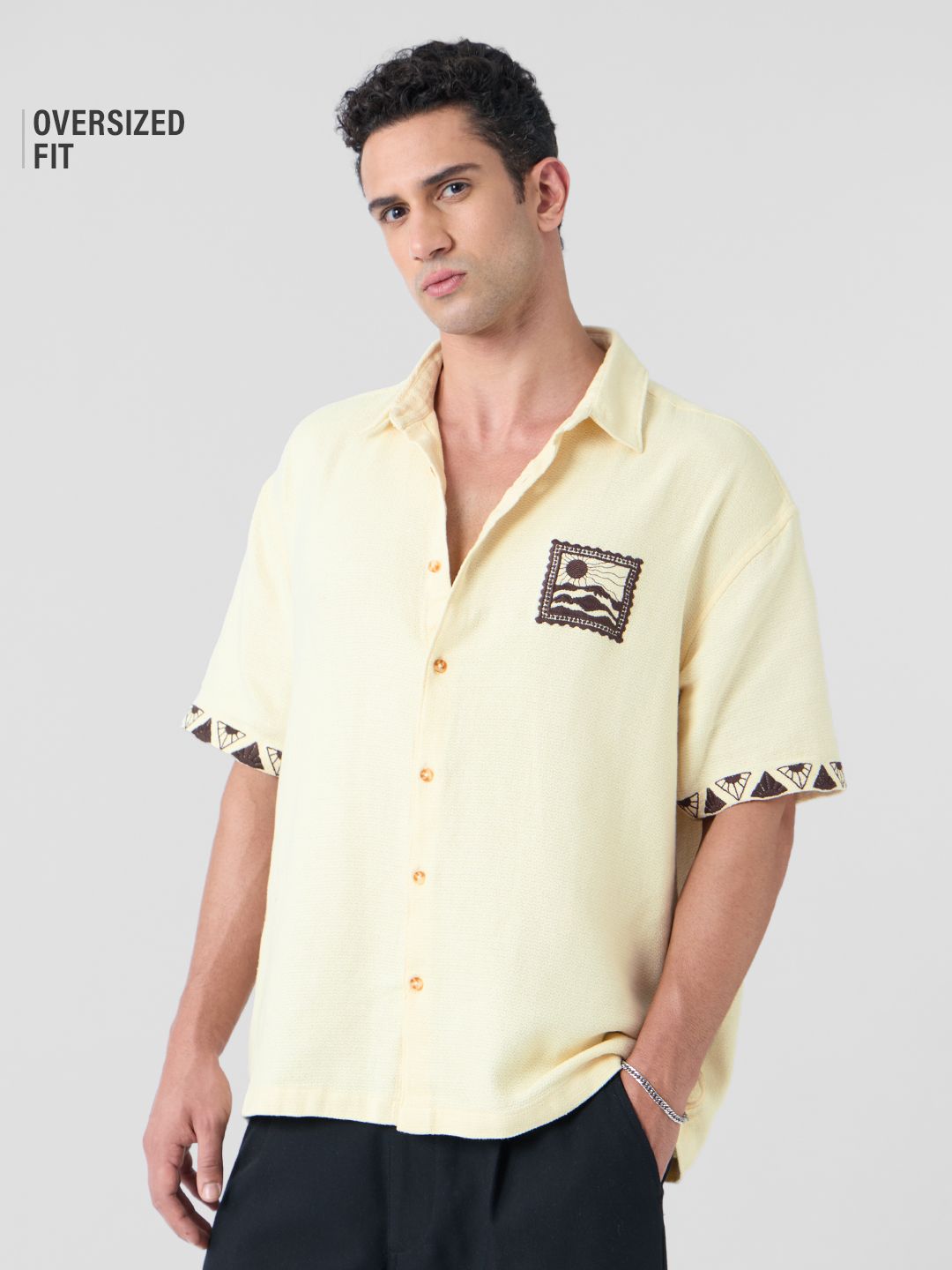 Textured: Scenic Oversized Shirts