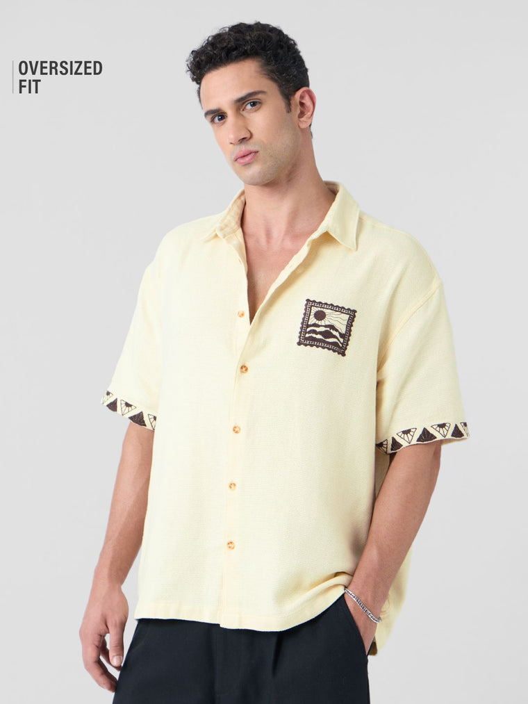 Textured: Scenic Oversized Shirts