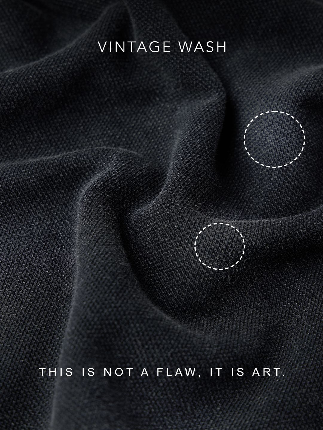 Vintage Wash: Charcoal Classic Polos