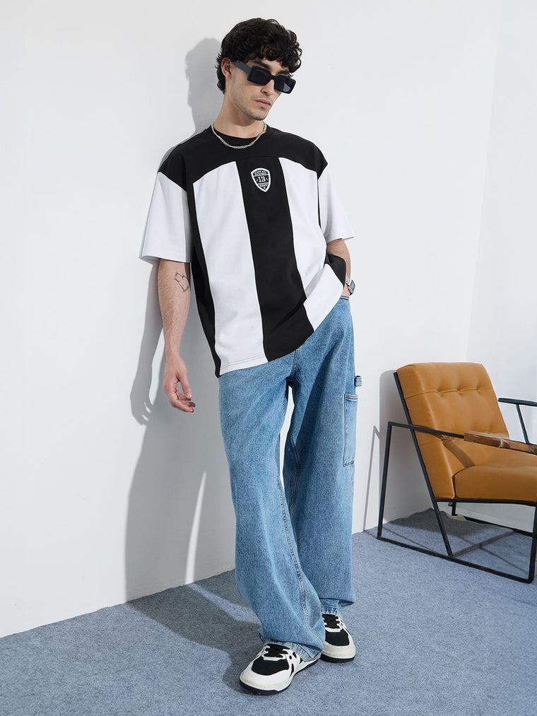 Colourblock: Carbon Oversized T-Shirts