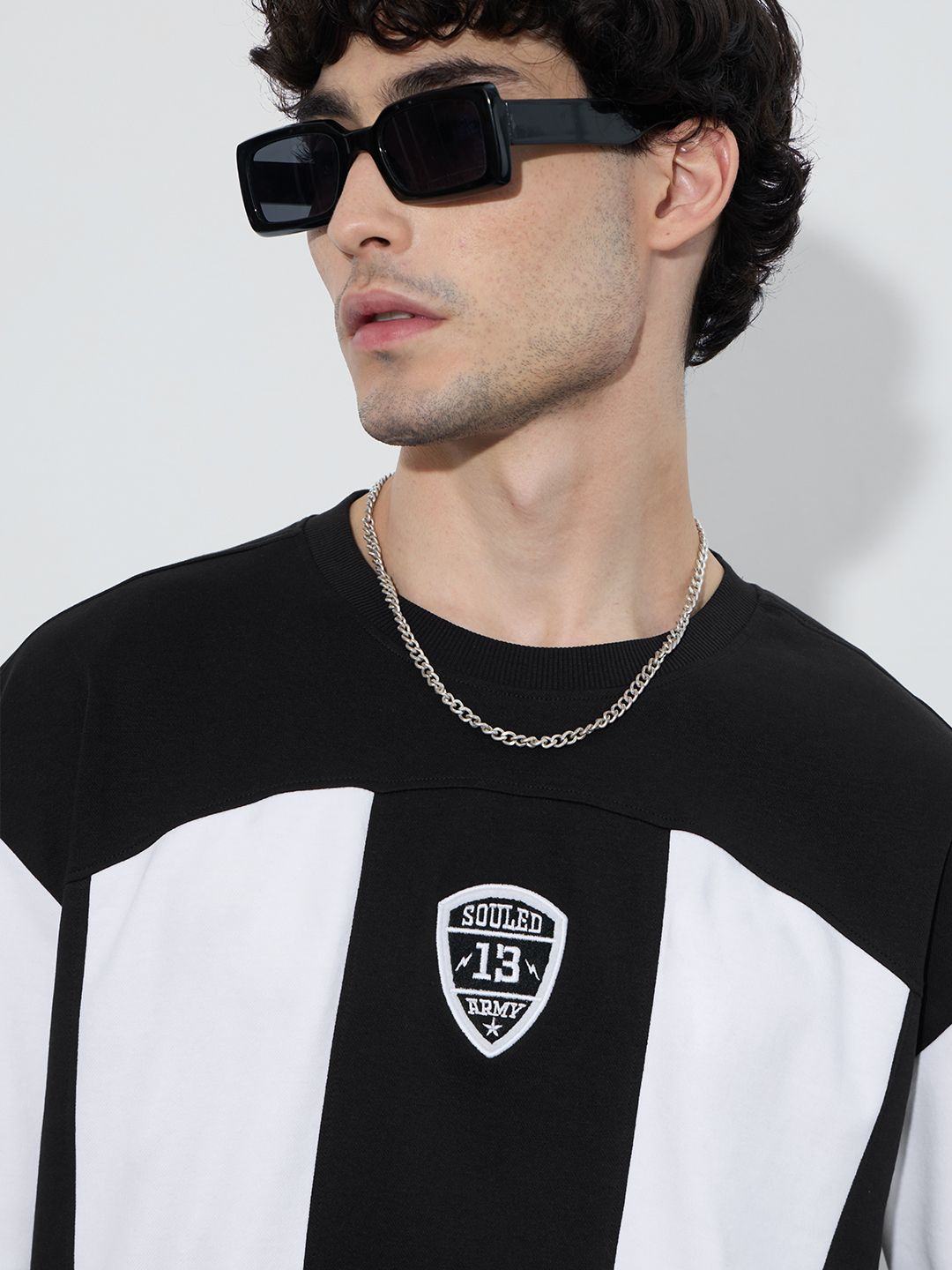 Colourblock: Carbon Oversized T-Shirts