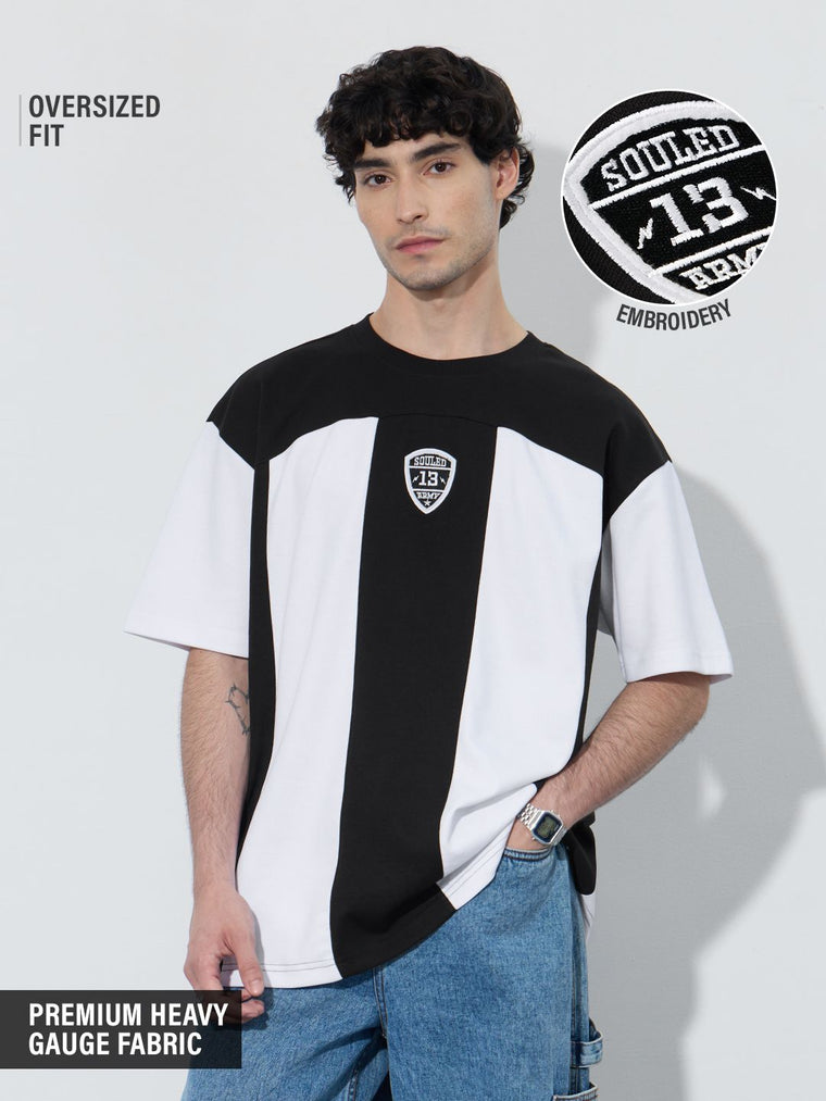 Colourblock: Carbon Oversized T-Shirts