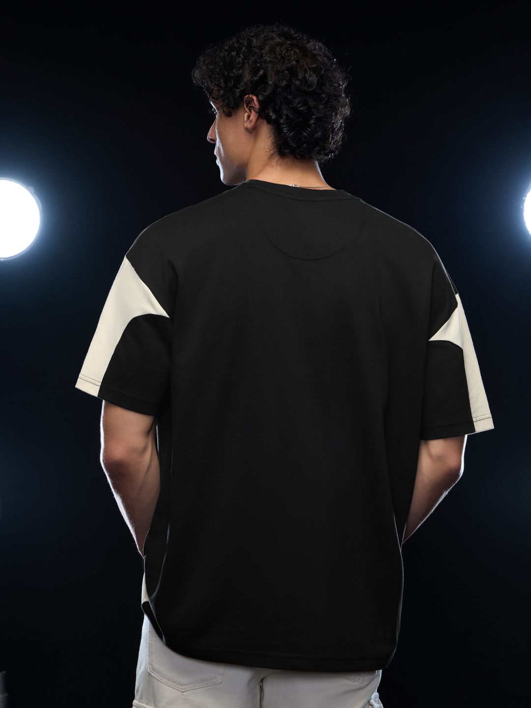 Colourblock T-shirt: Varsity League Oversized T-Shirts